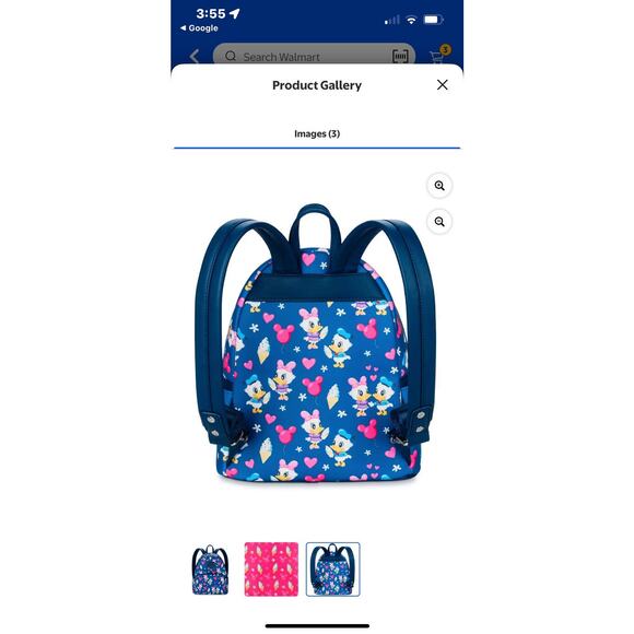 Disney Parks Donald Duck and Daisy Duck Loungefly Mini Backpack - Picture 8 of 8